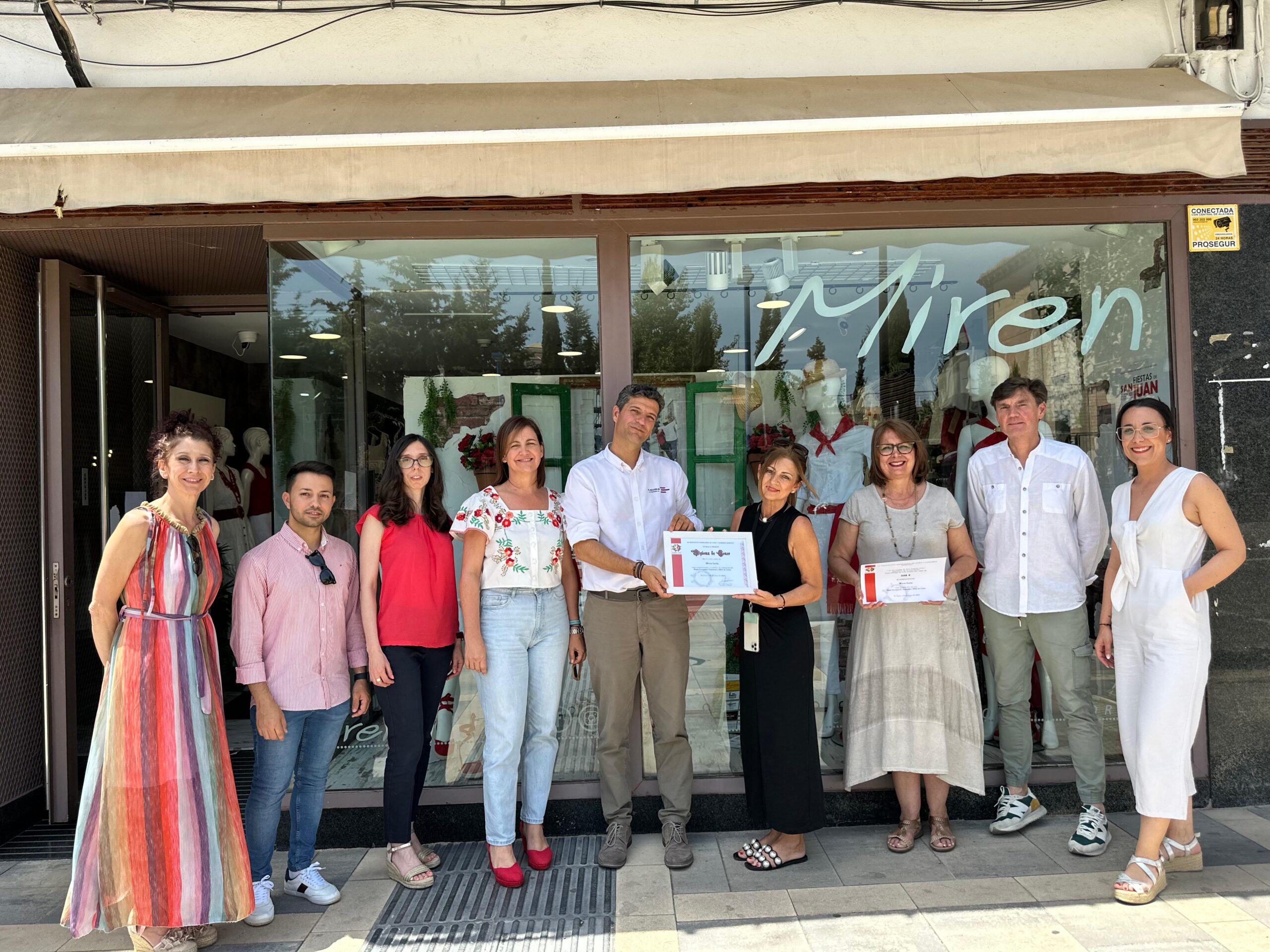 "MIREN CORIA" PREMIO AL MEJOR ESCAPARATE SANJUANERO 2025